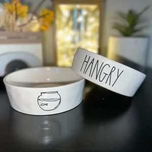 Rae Dunn Cat Food and Water Dish